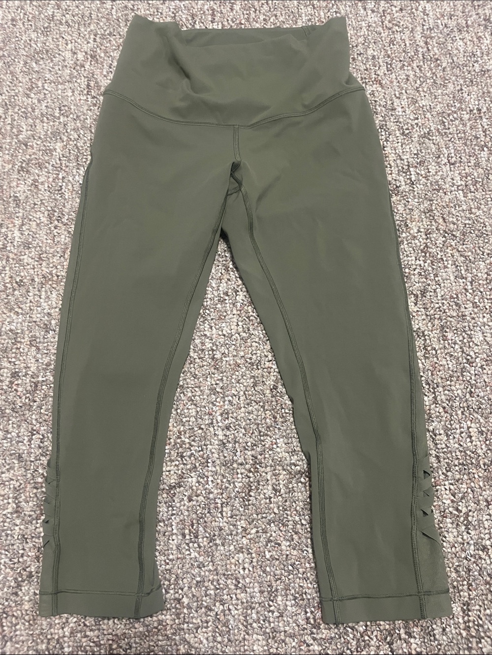 lululemon athletica Olive Green High-Rise Leggings
